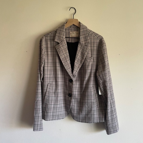 We the People Cali Blazer in Neutral Combo Free People - Picture 5 of 12